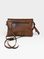 Load image into Gallery viewer, American Darling Hair on Hyde Cream Purse
