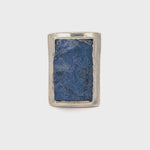 Load and play video in Gallery viewer, Lapis Lazuli Ring set in Sterling Silver, 7.5
